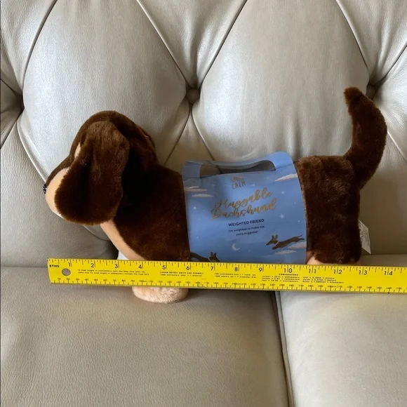 Brown and Tan Dachshund Plush Toy - Picture 8 of 9